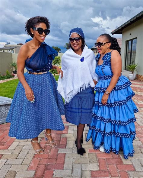 Latest Tswana Traditional Dresses 2022 For African Womens Shweshwe 4u