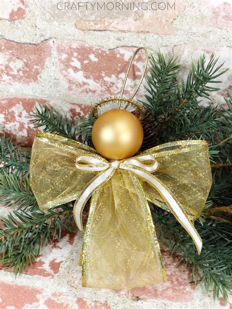 How To Make Ribbon Angel Ornaments Crafty Morning Christmas Angel Crafts Diy Christmas