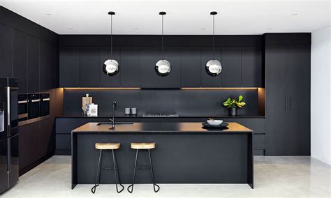 The blue and black kitchen scores high marks for its inviting, stylish appearance. Matte Black Kitchen Cabinets - Custom Ready To Assemble ...