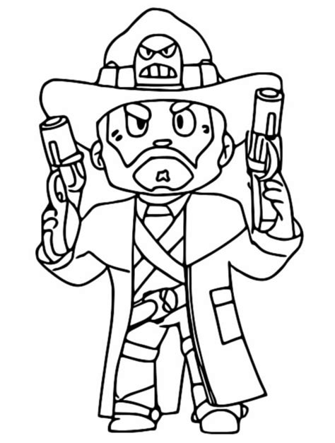 Colt Brawl Stars Coloring Pages The Best Porn Website