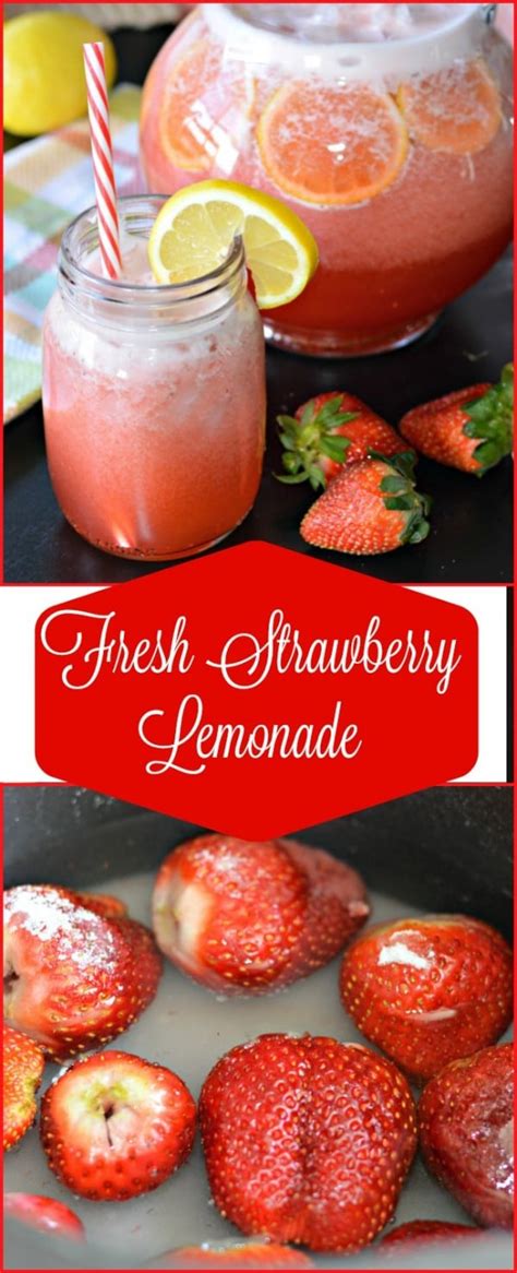 The Best Made From Scratch Strawberry Lemonade My Latina Table