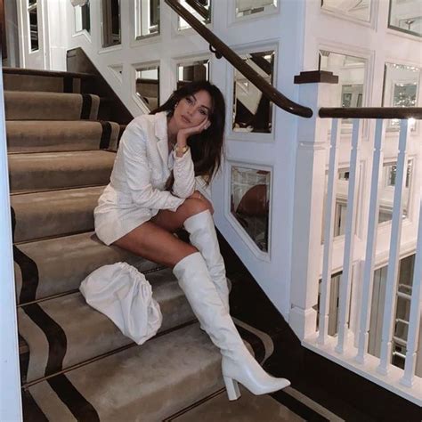 Michelle Keegan Unleashes Neverending Legs In White Leather Boots And
