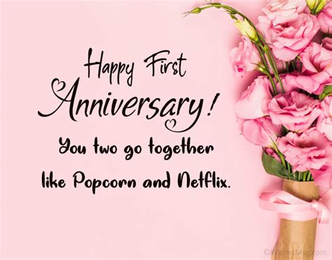 1st Anniversary Wishes Messages And Quotes Best Quotationswishes