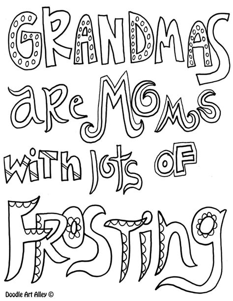 A cool seventieth birthday card for your loved one or grandparent. grandmasaremoms.jpg | Mothers day coloring pages, Quote ...