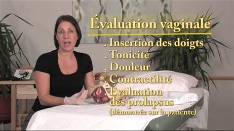 Examen Du Plancher Pelvien De La Femme En Rééducation Périnéale Et Pelvienne Youtube