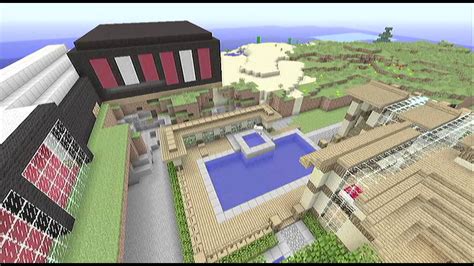 Minecraft Xbox 360 Map Showcase City Youtube