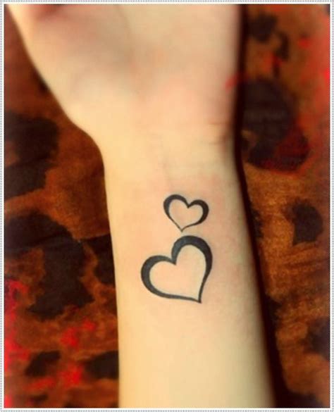 Simple Heart Tattoo On Hand