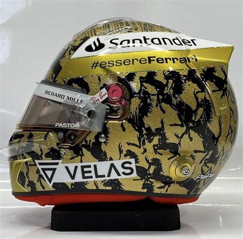 Charles Leclerc Helmet For The 2022 Singapore Grand Prix Rformula1