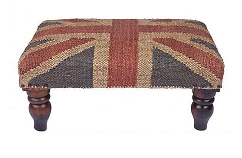 Additionally, it is used as an official flag in some of the smaller british overseas territories. vintage union jack ottoman, footstool | British furniture ...