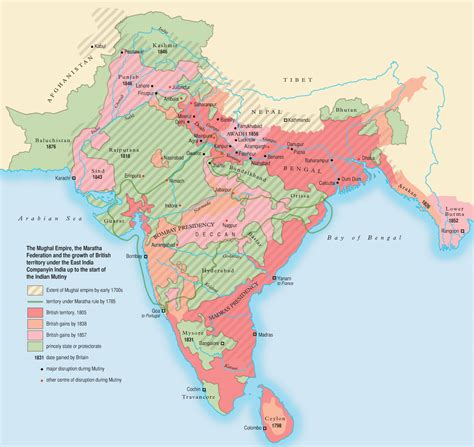 The Expansion Of The British East India Company R Mapporn