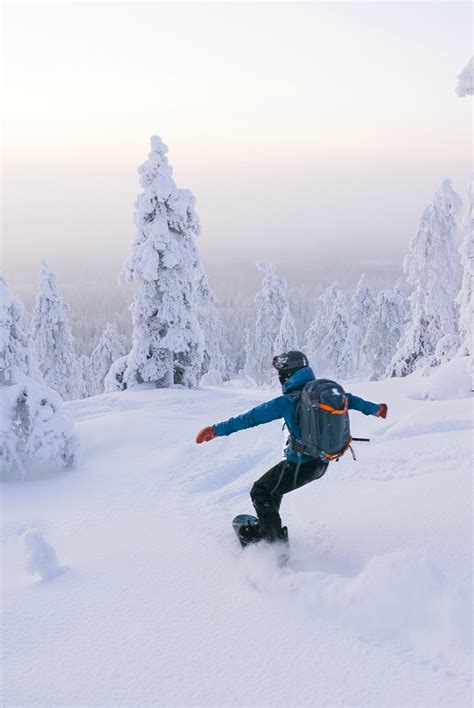 Skiing And Snow Boarding Photography Snowy Trees In Salla Finland