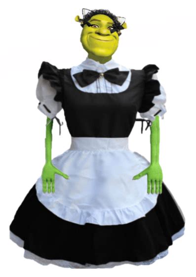 Gibby In A Dress Shrek In A Maid Outfit By Me Rratempire