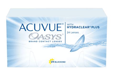 עדשות מגע דו שבועיות Acuvue Oasys 2 Week עם Hydraclear Plus