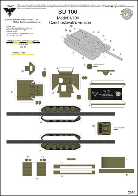 Papercraft T 34 T 34 1941 Free 3d Models In Tank 3dexport Norberto