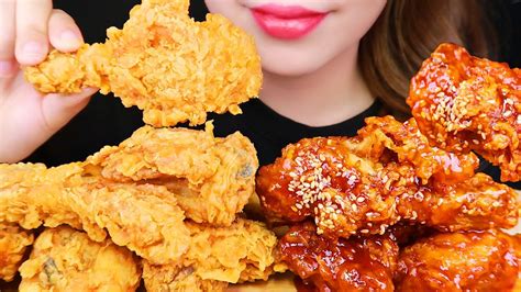 Asmr Crunchy Korean Fried Chicken Eating Sounds No My Xxx Hot Girl