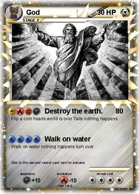 Pokémon God 158 158 Destroy The Earth My Pokemon Card