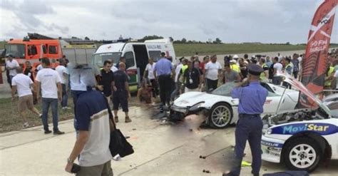 Malta 26 Injured After Porsche Supercar Crashes Into Crowd At Motor Show