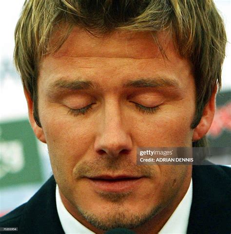 English Midfielder David Beckham Makes An Emotional Announcement