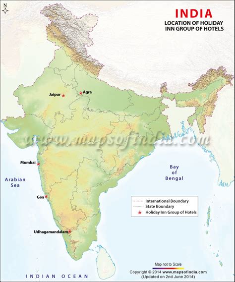 Holiday Inn Group Of Hotels Map Holiday Inn Group Of Hotels In India