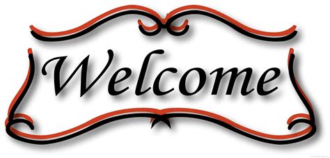 Welcome Sign Clipart Clipground