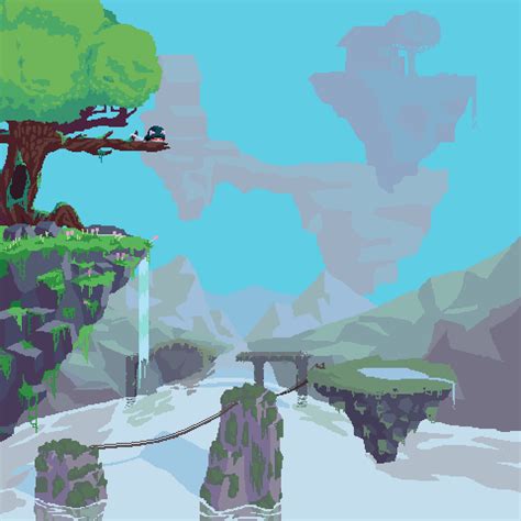 Floating Island Background By Studiodippingsauce On Deviantart