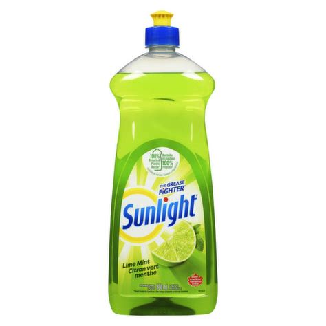 Sunlight Liquid Dish Soap Lime Mint