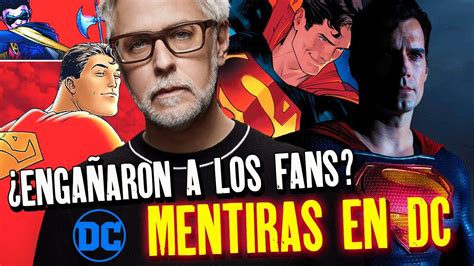 MENTIRAS DE JAMES GUNN ADIÓS HENRY CAVILL ADIOS SUPERMAN DCEU SUPERMAN LEGACY YouTube