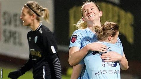 gothenburg 1 2 manchester city georgia stanway and sam mewis score in women s champions league