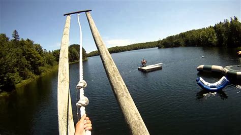 Lake Ellen Camp Rope Swing Youtube