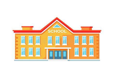 Middle School Building Clipart