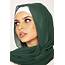 Essential Chiffon Hijab  Forest Green