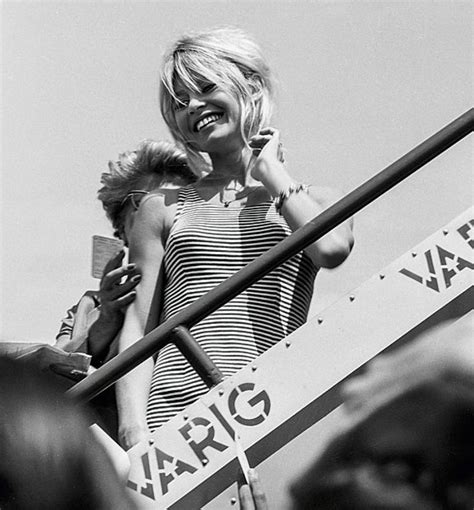 brigitte bardot at jorge chavez airport lima on her way to france after filming viva maria