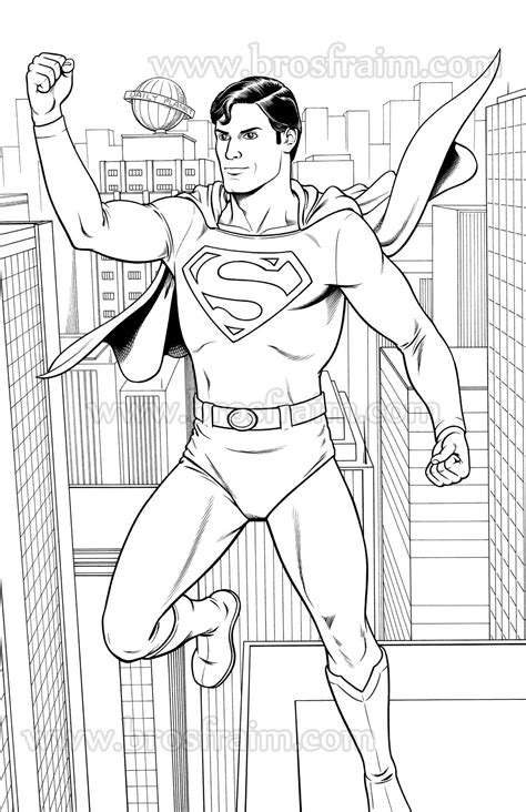 Clark Kent Pages Coloring Pages