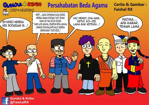 Persahabatan Dalam Perbedaan Agama Komik Wallpaper Iphone Lucu Lucu