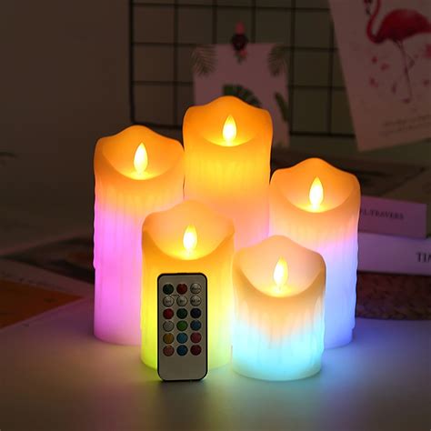 Color Changing Flameless Candles