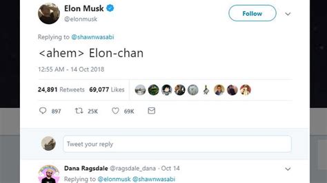 — elon musk (@elonmusk) october 22, 2018. Miliarder Elon Musk Jatuh Cinta pada Anime, Kenapa ...