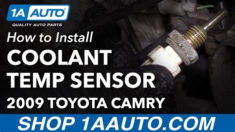 How To Replace Coolant Temperature Sensor 2006 11 Toyota Camry 1a Auto