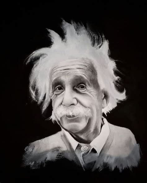 Einstein Oil Painting Original By Whoisharo Etsy