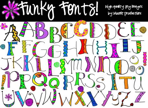 Funky Font Instant Download Via Etsy With Images Funky Fonts