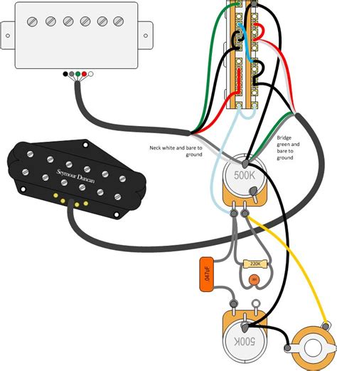Fender Stratocaster Noiseless Pickup Wiring Diagram