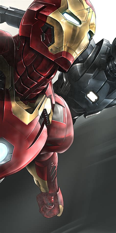 1080x2160 Iron Man And War Machine 4k 2020 One Plus 5thonor 7xhonor