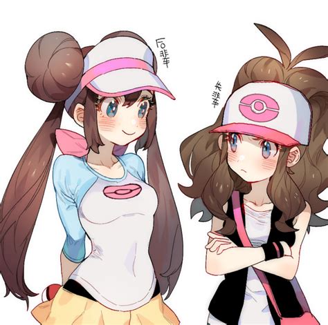 Rosa And Hilda Pokemon And More Drawn By Zuizi Danbooru