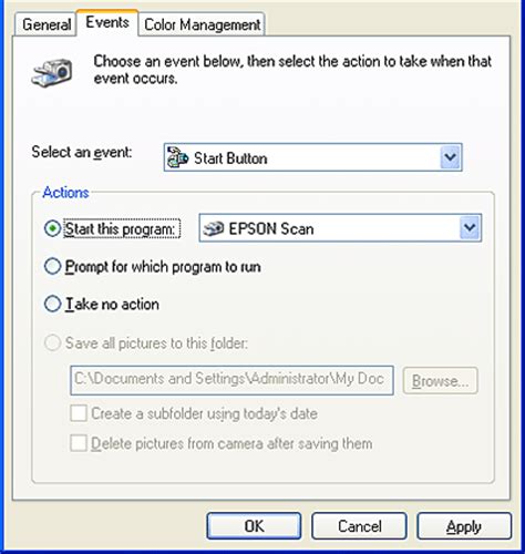 Planification :event manager permet de programmer des tâches qui vont se lancer automatiquement au niveau du système. Epson Event Manager Para Que Sirve / Asignacion De Un Programa A Un Boton Del Escaner / Epson ...