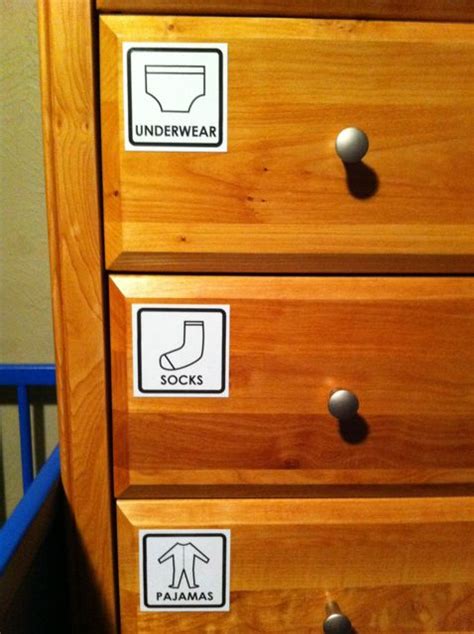 Free Printable Clothing Drawer Labels For Kids Drawers And Closet