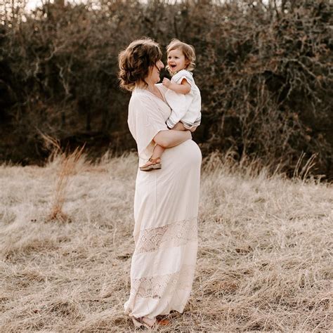 Maternity Photo Session Sweet Mom And Daughter Moment