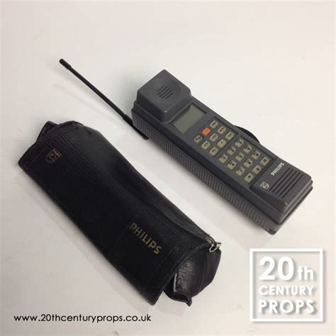 Retro Philips Pcr30 Portable Cellular Mobile Brick Phone 1987