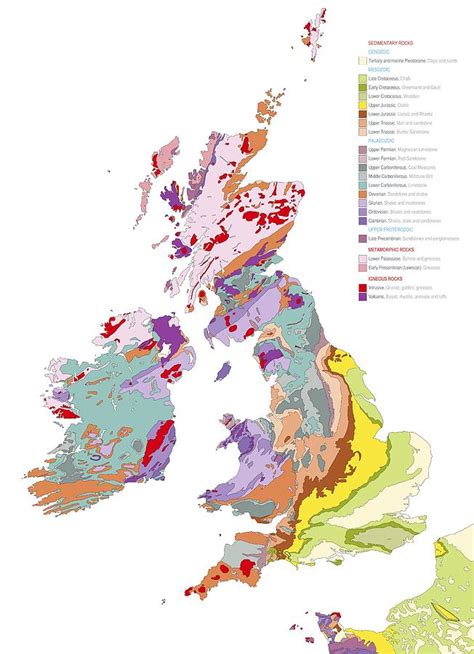 Geological Map Of The British Isles