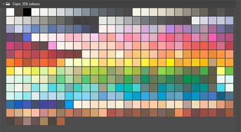 358 Copic Colour Swatches 3 By Hologram Resources Krita Artists
