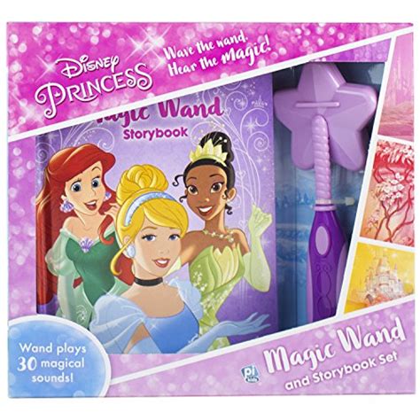 buy disney princess magic wand storybook and toy wand set wand plays 30 magical sounds pi