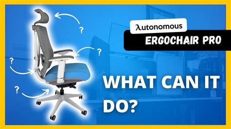 All The Features Autonomous Ergochair Pro Review Youtube